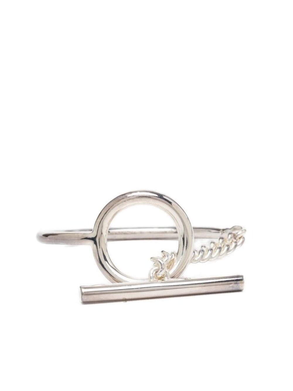 Hermes Croisette Bracelet Silver